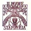 Il Pavone - hand-stamped paper